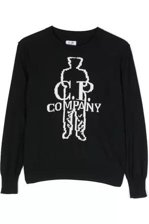 C.P. Company Embroidered-logo jumper