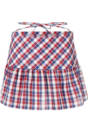 Alessandra Rich Checked mini skirt