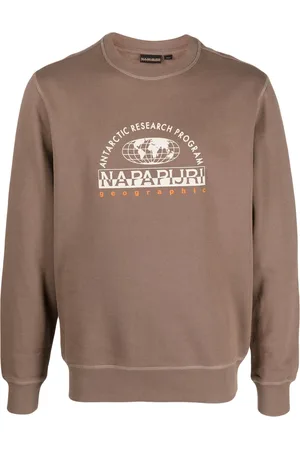 Napapijri Men Sweatshirts - Front logo-print sweatshirt