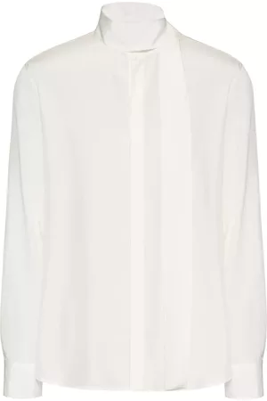 VALENTINO GARAVANI Scarf-detail silk shirt