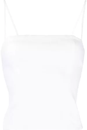 Reformation Overland strapless linen top