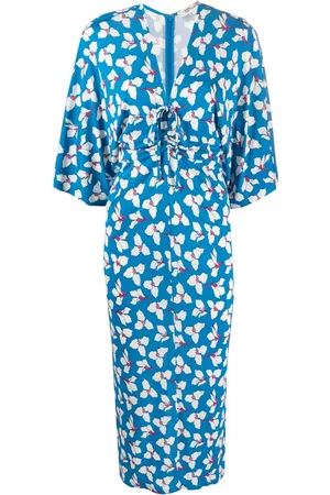 Diane von Furstenberg Floral-print midi dress