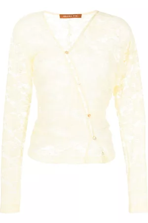 REJINA PYO Soren asymmetric lace top