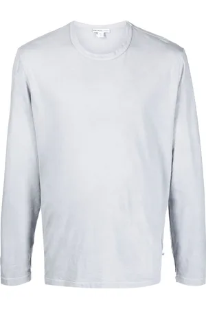 James Perse Men Long Sleeve - Long-sleeve cotton T-shirt