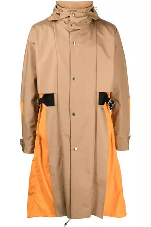 TOGA VIRILIS Taffeta detachable-hood midi coat