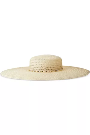 Le Mont St Michel Bianca straw wide brim hat