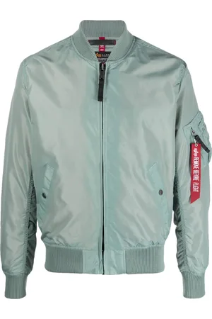 Alpha Industries Men Bomber Jackets - Zip-sleeve bomber jacket