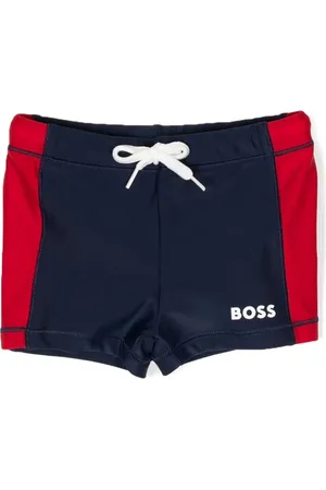 HUGO BOSS Swim Shorts - Logo-print swim shorts
