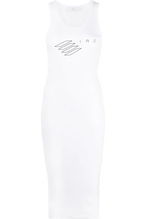IRO Logo-print fitted dress