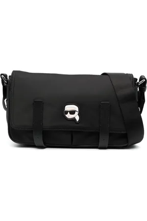 Karl Lagerfeld Ikonik Karl patch shoulder bag