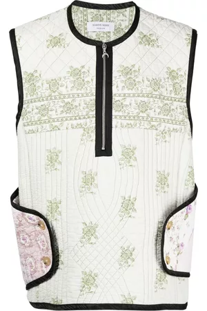 Marine Serre Boutis floral-print armor gilet