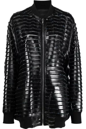 Rick Owens Faux-leather bomber jacket