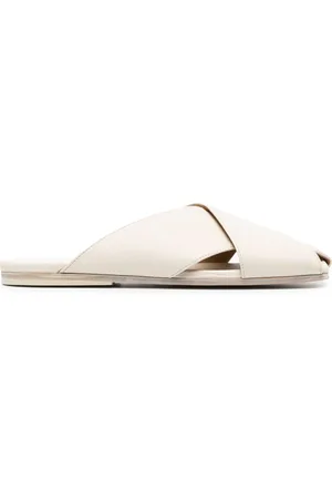 MARSÈLL Open-toe leather slides