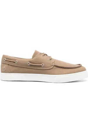 Timberland Men Shoes - Lace-up almond-toe boat shoes