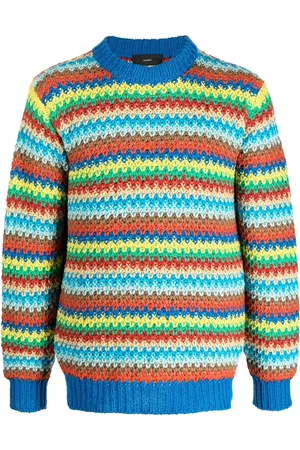Alanui Over The Rainbow colour-block jumper
