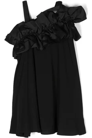 MONNALISA Ruffle-detail one-shoulder dress