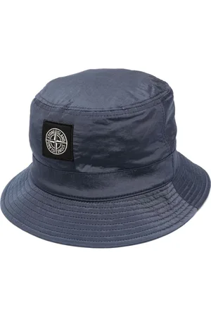 Stone Island Logo-patch bucket hat