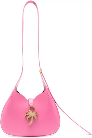 Palm Angels Hobo leather shoulder bag