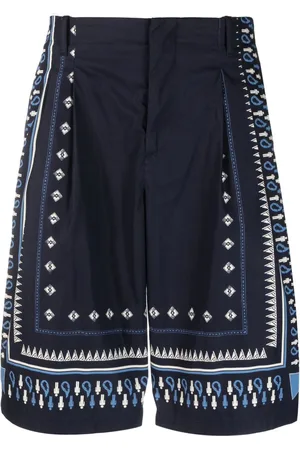 Etro Geometric-print tailored shorts