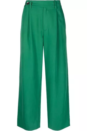 Proenza Schouler Drapey Suiting wide-leg tailored trousers