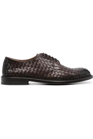 Doucal's Men Shoes - Almond-toe leather derby shoes