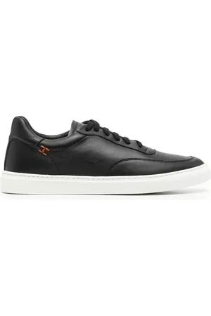 HENDERSON BARACCO Logo-stitching leather sneakers