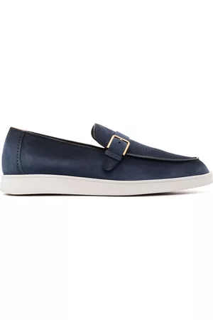 santoni Dread square-toe monk shoes