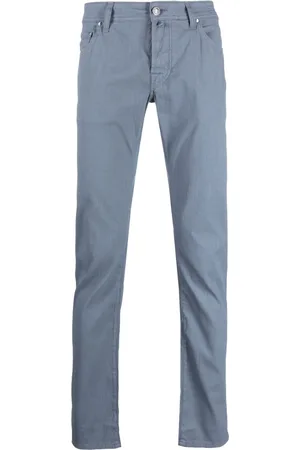 Jacob Cohen Men Pants - Mid-rise straight-leg trousers