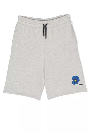Kenzo Floral-motif cotton shorts