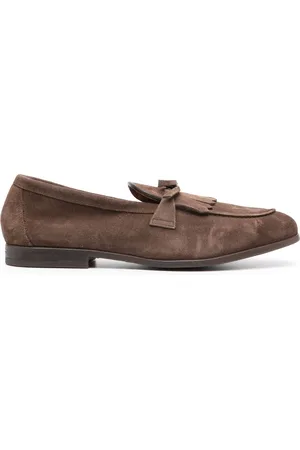 Doucal's Men Loafers - Tassel-detail suede loafers