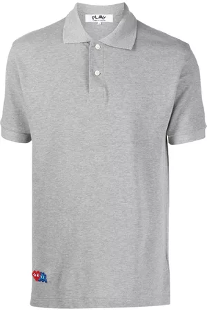 Comme des Garçons Logo-appliqué cotton polo shirt
