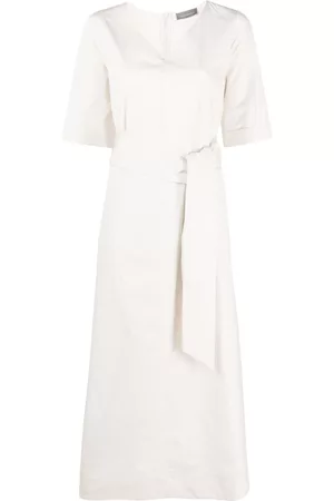 LORENA ANTONIAZZI Belted midi dress