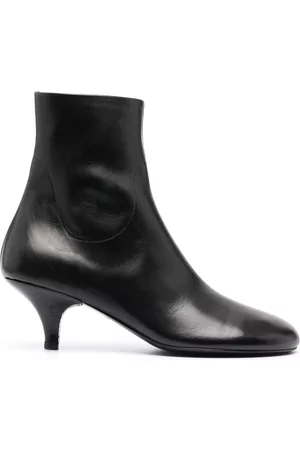 MARSÈLL Smooth grain round-toe leather boots