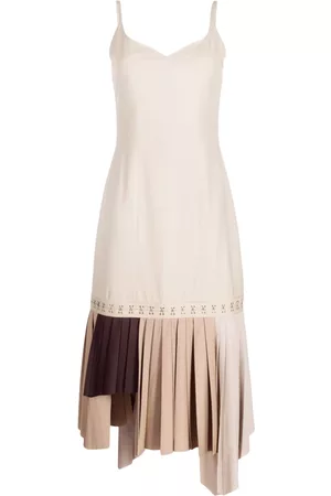 Rokh Sleveless pleated midi dress