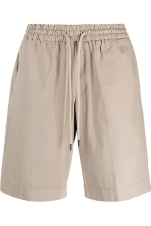 Dondup Men Shorts - Drawstring-waist cotton shorts