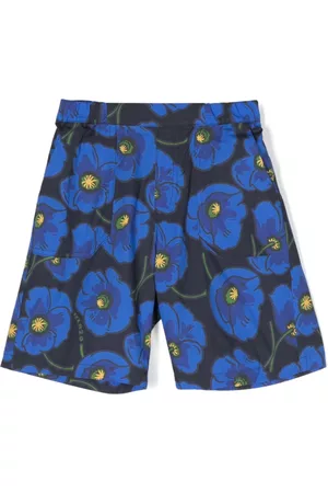 Kenzo Floral-print cotton shorts