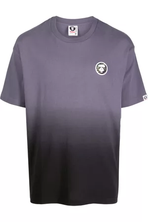 A Bathing Ape Logo-print gradient T-shirt