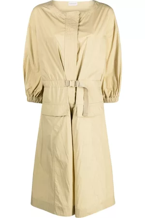 Moncler Belted waist midi dress