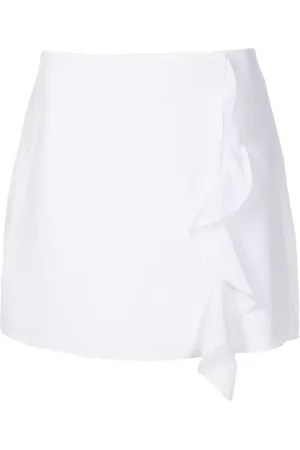 Armani Exchange Ruffle-detail mini skirt