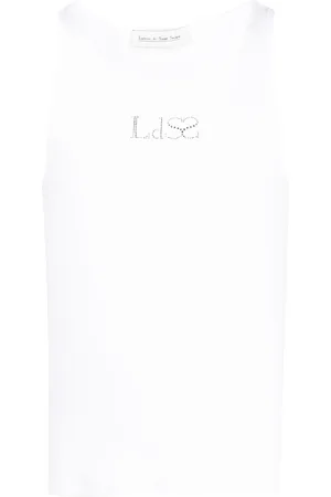 Ludovic De Saint Sernin Men Tank Tops - Logo-embellished vest top