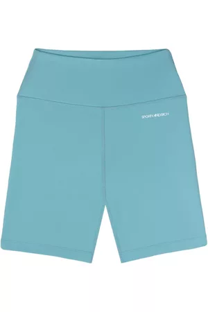 Sporty & Rich Logo-print biker shorts
