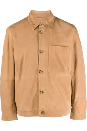 Baracuta Men Leather Jackets - Leather shirt jacket