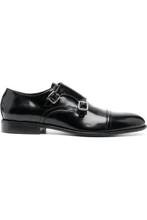 Manuel Ritz Men Shoes - Polished-finish buckled shoes