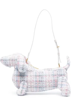 Thom Browne Hector tweed shoulder bag