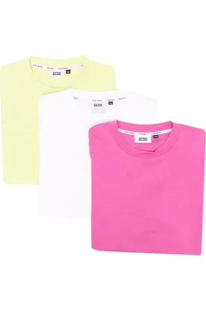 GCDS Logo-print T-shirt three-pack