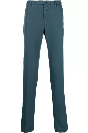 Incotex Straight-leg linen-cotton chinos