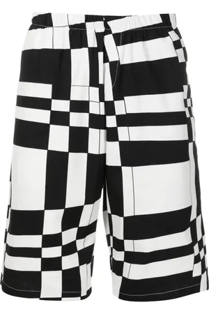 AMIR SLAMA Graphic-print knee-length shorts