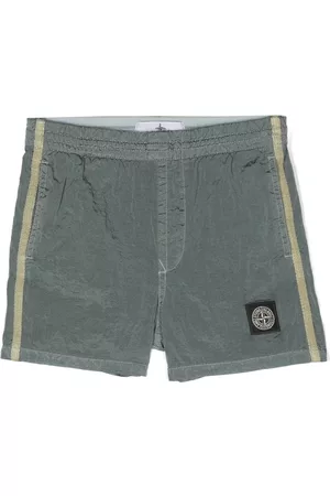 Stone Island Logo patch shorts