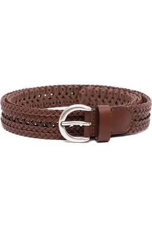 Etro Men Belts - Woven leather belt