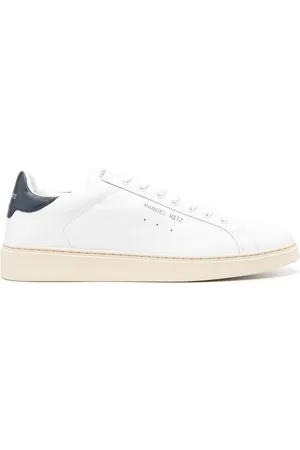 Manuel Ritz Men Sneakers - Logo-print leather sneakers